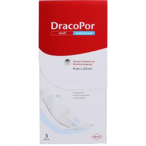 DRACOPOR waterproof Wundverband 9x25 cm steril