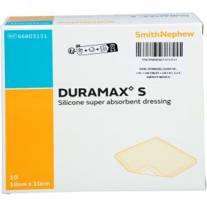 DURAMAX S 10x10 cm Superabsorber Silikonverband