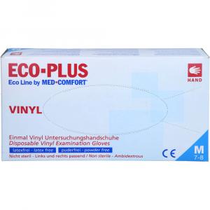 ECO-PLUS U.Hands.Vinyl unste.puderfrei M weiß