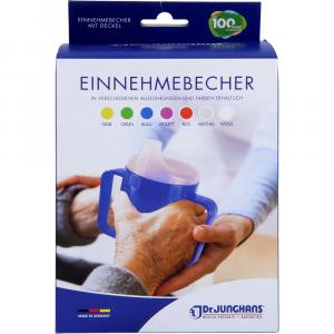 EINNEHMEBECHER m.2 Griffen+2 Deckel 4+12mm rot