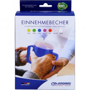 EINNEHMEBECHER m.Deckel u.Mundansatz weiß
