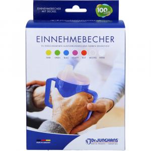 EINNEHMEBECHER o.Griff+Deckel 12mm milchig