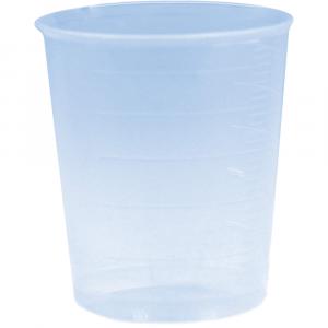 EINNEHMEGLAS Kunststoff 30 ml blau