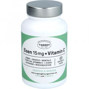 EISEN 15 mg+Vitamin C vegan Kapseln