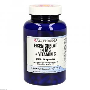 EISEN CHELAT 14 mg+Vitamin C GPH Kapseln