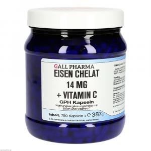 EISEN CHELAT 14 mg+Vitamin C GPH Kapseln