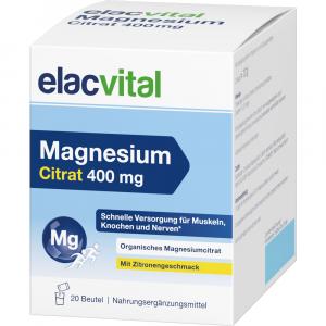 ELACVITAL Magnesium Citrat 400 mg PLE Btl.