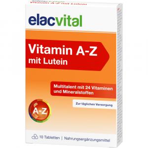 ELACVITAL Vitamin A-Z mit Lutein Filmtabletten
