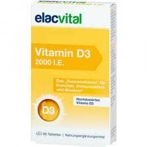 ELACVITAL Vitamin D3 2000 I.E. Filmtabletten