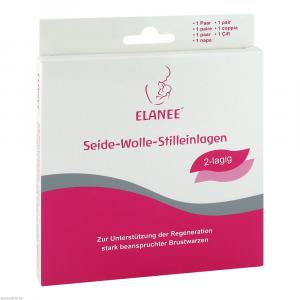 ELANEE Stilleinlagen Seide-Wolle 2lagig