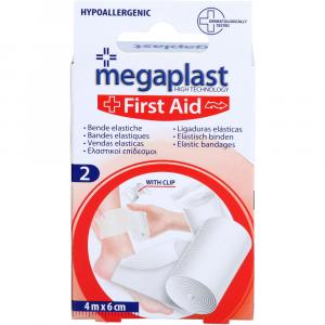 ELASTISCHE BINDE 6 cmx4 m m.Klemme megaplast