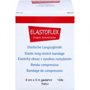 ELASTOFLEX Langzugbinde 8 cmx5 m natur