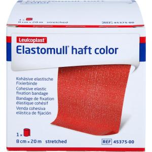 ELASTOMULL haft color 8 cmx20 m Fixierb.rot