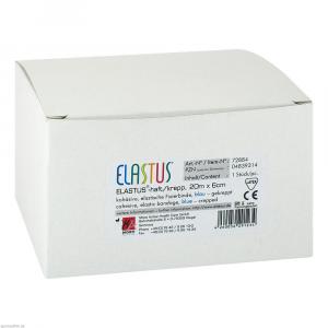 ELASTUS Haft Krepp 6 cm Fixierb.blau active