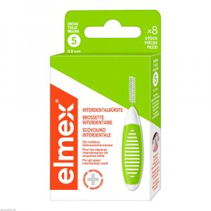 ELMEX Interdentalbürsten ISO Gr.5 0,8 mm grün