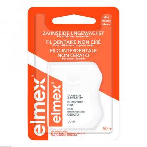 ELMEX Zahnseide ungewachst mit Aminfluorid