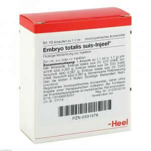 EMBRYO totalis suis Injeel Ampullen