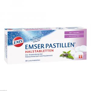 EMSER Pastillen mit Salbei zuckerfrei