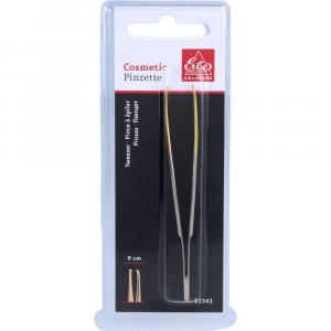 ERBE Pinzette Goldspitze schmal-schräg 9 cm