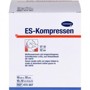 ES-KOMPRESSEN steril 10x10 cm