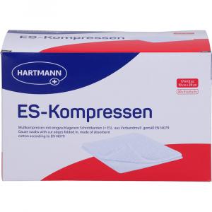 ES-KOMPRESSEN steril 10x20 cm 12fach Großpackung