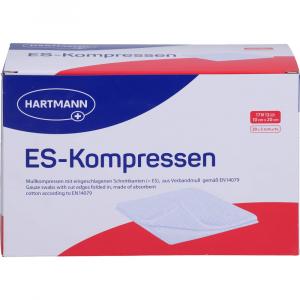 ES-KOMPRESSEN steril 10x20 cm 12fach Großpackung