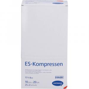 ES-KOMPRESSEN steril 10x20 cm 8fach