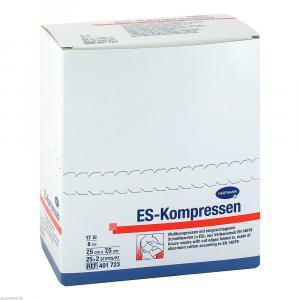 ES-KOMPRESSEN steril 7,5x7,5 cm 8fach