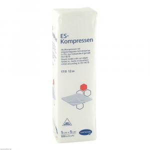 ES-KOMPRESSEN unsteril 5x5 cm 12fach