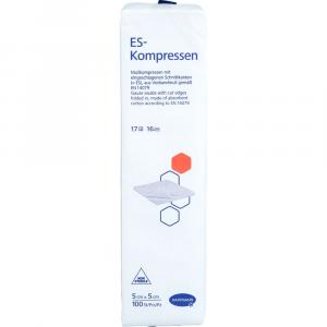ES-KOMPRESSEN unsteril 5x5 cm 16fach