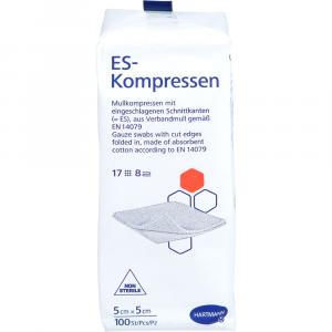 ES-KOMPRESSEN unsteril 5x5 cm 8fach