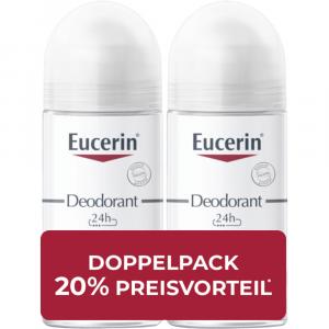 EUCERIN Deodorant Roll-on 24 h Doppelpack
