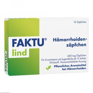 FAKTU lind Hämorrhoidenzäpfchen