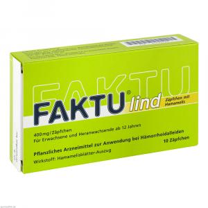 FAKTU lind Zäpfchen m.Hamamelis