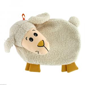 FASHY Wärmflasche Kuschelbezug Lamm flacher Kopf