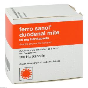 FERRO SANOL duodenal mite 50 mg magensaftr.Hartk.
