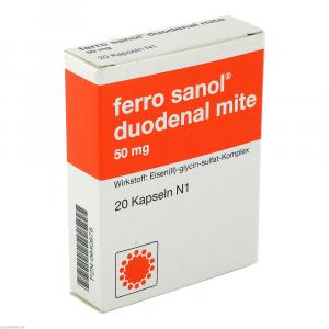 FERRO SANOL duodenal mite 50 mg magensaftr.Hartk.