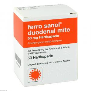 FERRO SANOL duodenal mite 50 mg magensaftr.Hartk.