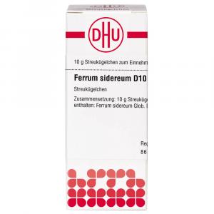 FERRUM SIDEREUM D 10 Globuli Ind.Fert.