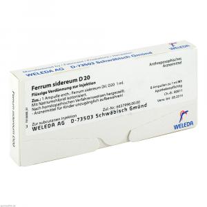 FERRUM SIDEREUM D 20 Ampullen