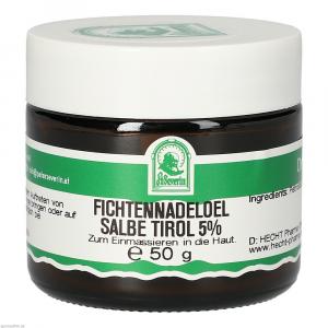 FICHTENNADELÖL Salbe Tirol 5%