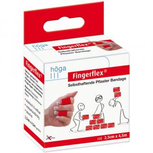 FINGERFLEX 2,5 cmx4,5 m rot latexfrei