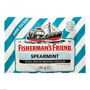 FISHERMANS FRIEND Spearmint ohne Zucker Pastillen