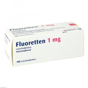 FLUORETTEN 1,0 mg Tabletten