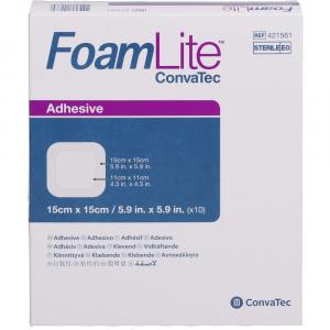 FOAM LITE ConvaTec adhäsiv PU-Schaumverb.15x15 cm
