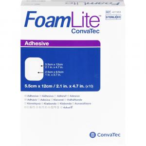 FOAM LITE ConvaTec adhäsiv PU-Schaumverb.5,5x12 cm