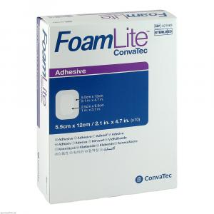 FOAM LITE ConvaTec adhäsiv PU-Schaumverb.5,5x12 cm
