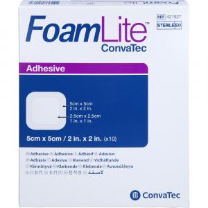 FOAM LITE ConvaTec adhäsiv PU-Schaumverb.5x5 cm