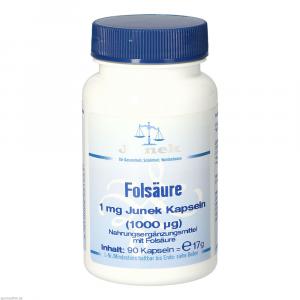 FOLSÄURE 1 mg Junek Kapseln