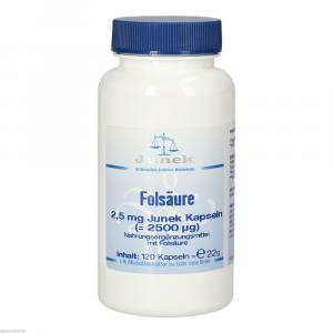 FOLSÄURE 2,5 mg Junek Kapseln
